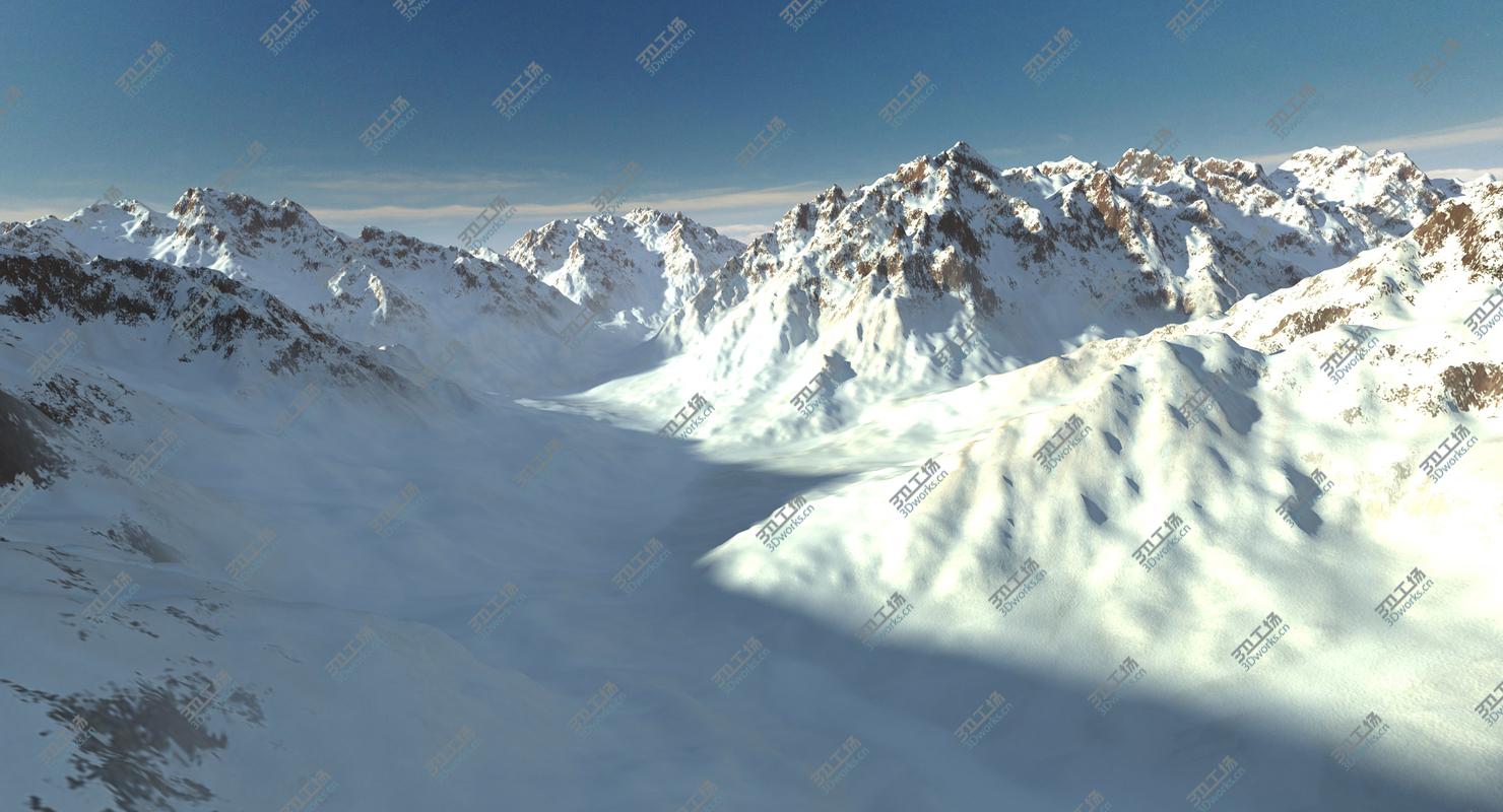 images/goods_img/202105073/Terrain Snow Mountain Range Alaska 35 Landscape 3D model/5.jpg